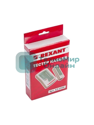 Тестер кабеля Rexant RJ-45+RJ-11 468