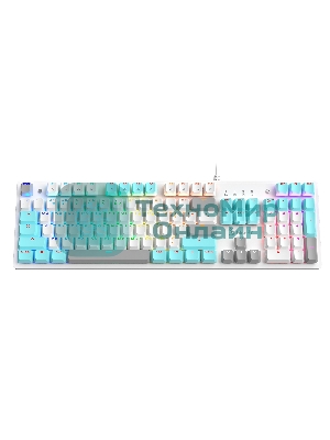 Клавиатура проводная A4Tech Bloody S510N USB белый