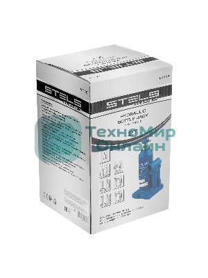 Домкрат Stels 51115 гидравлический бутылочный телескопический 2 т h подъема 170–380 мм