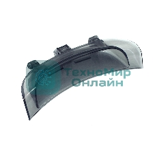 Ручка люка для стиральной машины Candy, Hoover, Zerowatt серая прозрачная 43011740