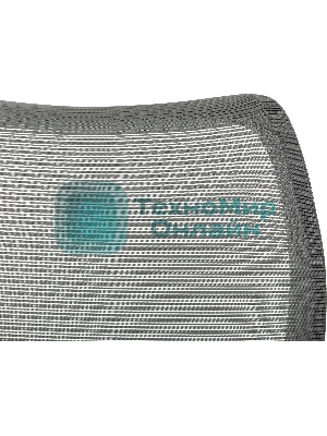 Кресло руководителя Бюрократ Sigma 2 серый, сетка/ткань, крестов. пластик