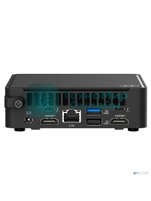 Платформа системного блока Nettop ASUS NUC Model: NUC15CRK, Intel Core 3 Processor 100U, 2xDDR5-5600 SO-DIMM supp, Intel Graphics, Wi-Fi 7, BT v5.4, 3xUSB 3.2 Gen2, 1xUSB 2.0, 1xUSB 3.2 Gen2 Type-C + 2xT-bolt (incl. DP 2.1 and USB4), 2xHDMI 2.1, 1xRJ45 LAN, 1xDC-in, Supp: 128Gb~8TB M.2 2280 NVMePCIe5.0x4 SSD or 128Gb~8TB M.2 2280 NVMePCIe4.0x4 SSD + 128Gb~2TB M.2 2242 NVMePCIe4.0x4 SSD, 19VDC, 6.32A, 120W Adapter, W/O OS, ASUS LOGO, черный