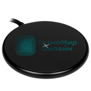 Беспроводное зарядное устройство OLMIO MagCharge, QI, 15W, черное