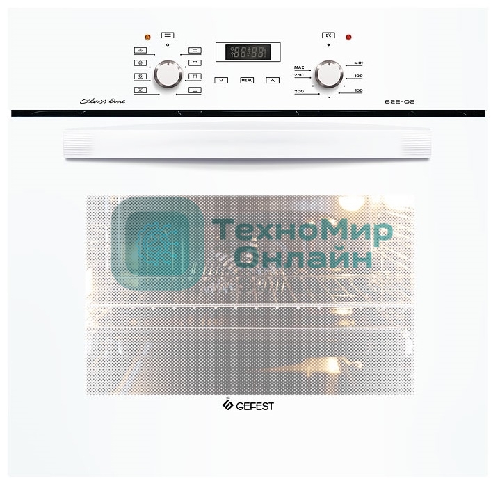 Духовой шкаф электрический Gefest ДА 622-02 Б, встраиваемый (белый)