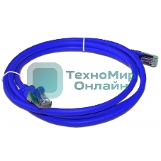 Патч-корд LANMASTER FTP, вилка RJ-45, вилка RJ-45, Cat.6А, LSZH, 2м, синий lan-pc45/s6a-2.0-bl