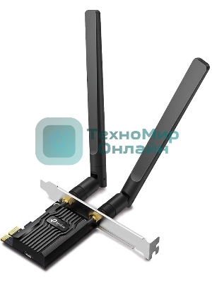 Двухдиапазонный адаптер PCI Express TP-Link Archer TX20E с поддержкой Wi-Fi AX1800 и Bluetooth 5.2