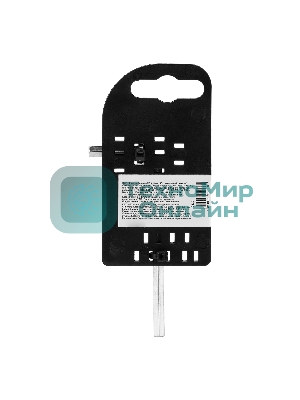 Ключ имбусовый HEX Сибртех 5 мм, 45x, закаленный, никель