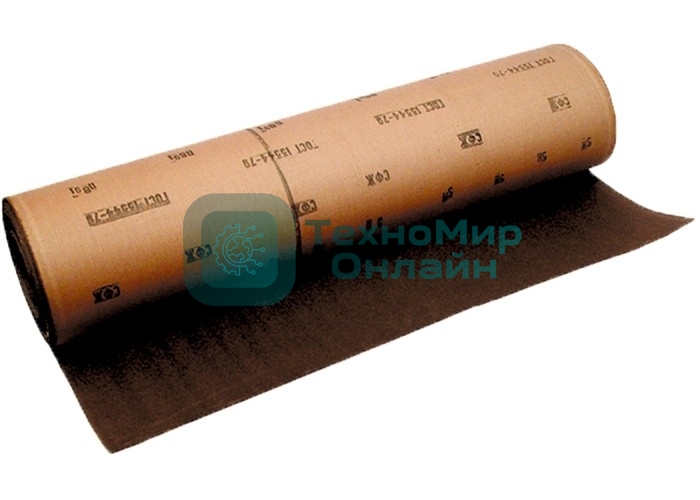 Шкурка на тканевой основе, серия 14а, зерн. 20Н (P70), 800 мм х 30 м, водост. (БАЗ) Россия