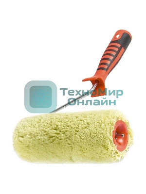 Валик в сборе Matrix полиакрил для фасад.раб. с двухкомп.руч., 180мм, ворс 18мм, D 48мм, D руч.6мм