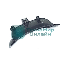 Ручка люка для стиральной машины Candy, Hoover, Zerowatt серая прозрачная 43011740