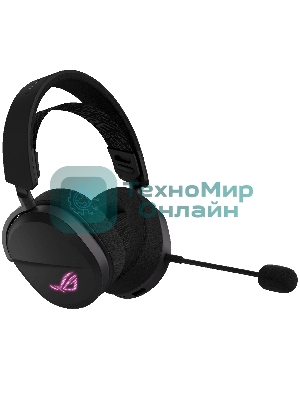 Гарнитура ASUS A501 ROG чёрный, беспроводная, Bluetooth, подсветка