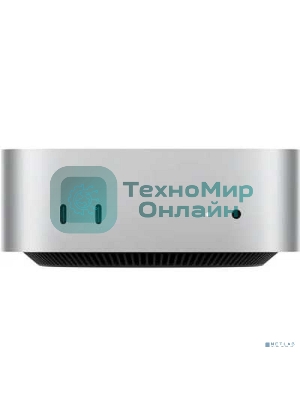 Компьютер Apple Mac Mini 2024 MU9D3LL/A серебристый M4 10C CPU 10C GPU/16Gb/256Gb SSD/рекоменд.переходник 11065944/1979059 (A3238 США)