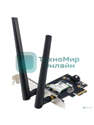 Сетевой адаптер Wi-Fi + Bluetooth Asus PCE-BE6500 BE6500 PCI Express 2ант.