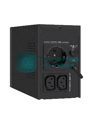 Источник бесперебойного питания ExeGate SpecialPro UNB-1000.LED.AVR.1SH.2C13 1000VA/550W, LED, AVR,1*Schuko+2*C13, металлический корпус, черный