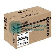 ИБП ExeGate Power NB-800.LED.AVR.2SH.USB (800VA/480W, LED, AVR, 2*Schuko, USB, батарея 12V 9Ah, Black)