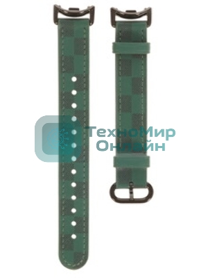 Ремешок для смарт-часов Xiaomi Smart Band 8 Checkered Strap Green 