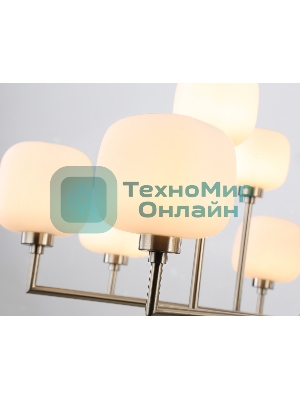 Люстра Ambrella light LH53005/12 SN/FR сатин никель/белый матовый G9*12 max 40W D910*680
