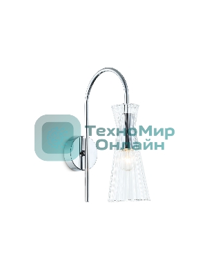 Настенный светильник Ambrella light LH55655 СH/CL хром/прозрачный E14 max 40W 220*90*300