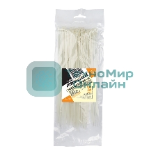 Хомут-стяжка кабельная нейлоновая PROconnect 250 x3,6 мм, белая, упаковка 100 шт.