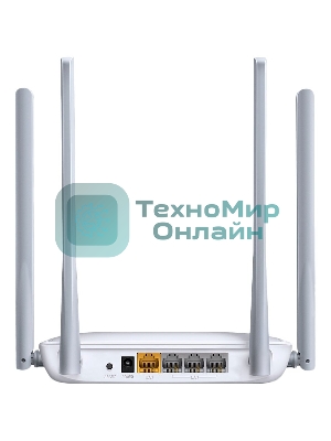 Беспроводный маршрутизатор Mercusys MW325R, 300 Мбит/с,4 порта 100 Мбит/с, 4 фиксированных антенны