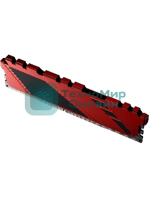Оперативная память NETAC Shadow, DDR4, 8GB (1x8GB), 3600MHz, CL18, DIMM, с радиаторами, красный