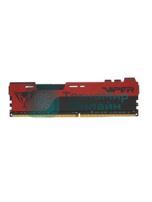 Оперативная память Patriot Viper Elite II, DDR4, 8GB (1x8 GB), 2666 MHz, CL16, DIMM, радиатор, красный