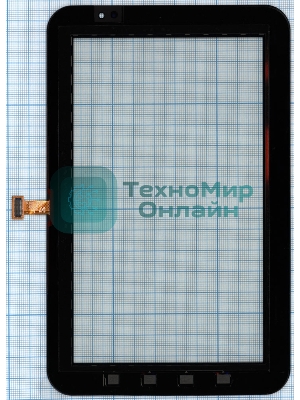 Сенсорное стекло (тачскрин) для Samsung Galaxy Tab P1000, черное