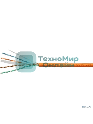Кабель витая пара Cabeus UTP-4P-Cat.6-SOLID-LSZH UTP (U/UTP), категория 6, 4 пары 0,57мм (23 AWG), одножильный, LSZH (Low Smoke Zero Halogen) (305 м)