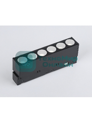 Светильник трековый светодиодный GL4019 BK черный IP20 6W 4200K 48V 24° 115*22*45