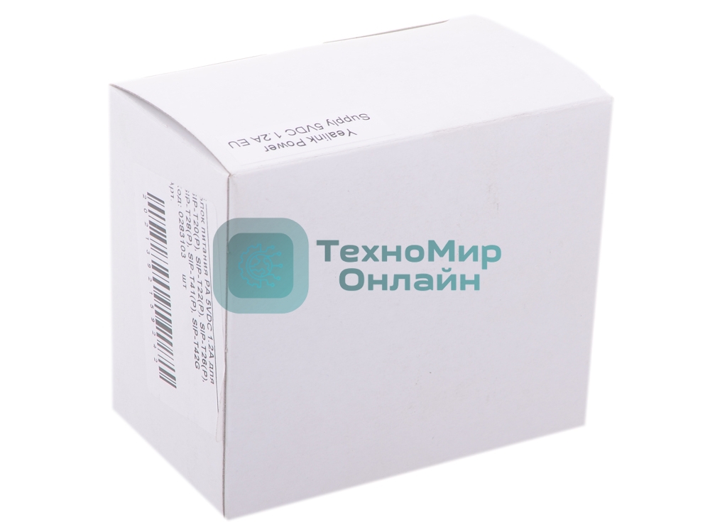 Блок питания YEALINK PA 5VDC 1.2A для SIP-T20(P), SIP-T22(P), SIP-T26(P), SIP-T28(P), SIP-T41(P), SIP-T42G
