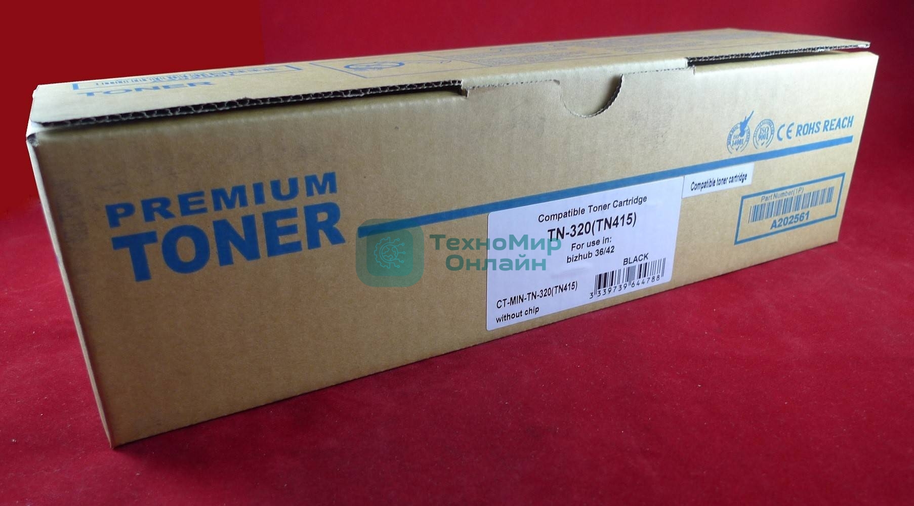 Тонер Konica-Minolta bizhub 36/42 TN-320/TN-415 (туба, 490гр.) JPN