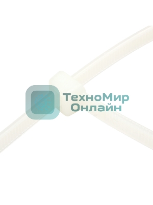 Хомут-стяжка кабельная нейлоновая PROconnect 250 x3,6 мм, белая, упаковка 100 шт.