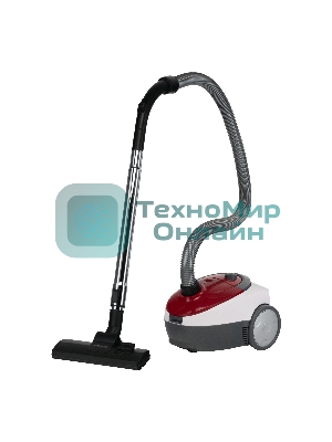Пылесос Starwind SCB1114 красный/белый, 300/1800 Вт, уборка сухая, пылесборник мешок 2 л