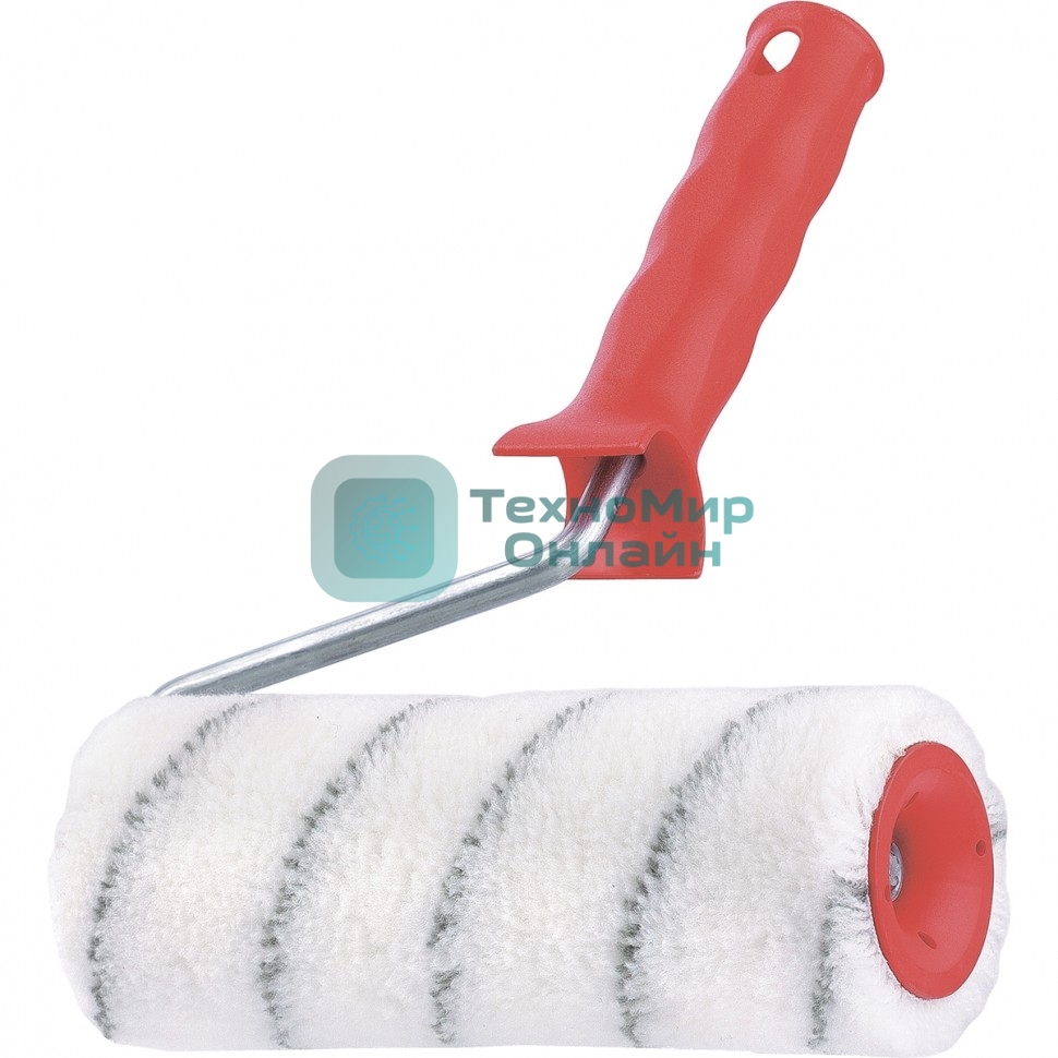 Валик в сборе Matrix Грейтекс, 180 мм, ворс 12 мм, D 48 мм, D ручки 6 мм