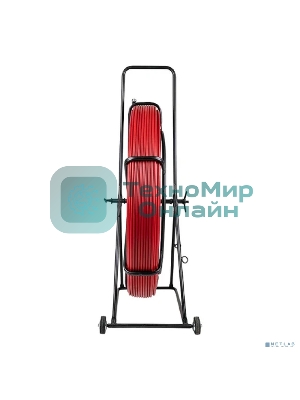 Протяжка кабельная Rexant (УЗК в тележке), стеклопруток d=11,0 мм, 100 м красная