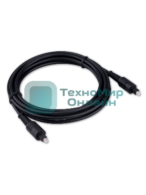 Кабель оптический Cablexpert CC-OPT-3M-N, Toslink 2xODT M/M, 3м, черный, пакет