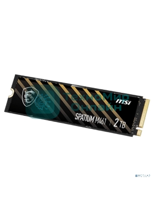 Накопитель SSD MSI SPATIUM M461, 2TB, M.2 2280, PCIe 4.0 x4, NVMe, R/W 5000/4200