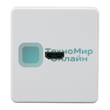 Розетка Kranz ROUND HDMI с/у перламутр