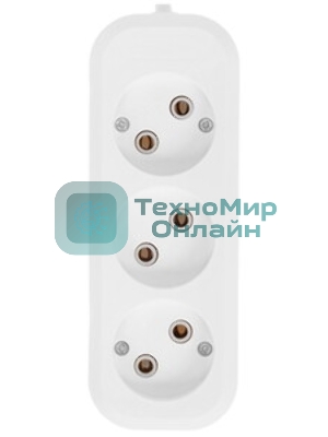 Удлинитель бытовой Smartbuy (SBE-10-3-05m-N) 3 гн х 5,0 м белый