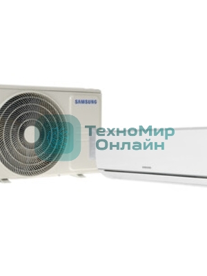 Кондиционер сплит-система Samsung AR12TXHQASI инвертор, 12000 BTU, 35 м², 28/37 дБ, охлаждение, обогрев, осушение, белый