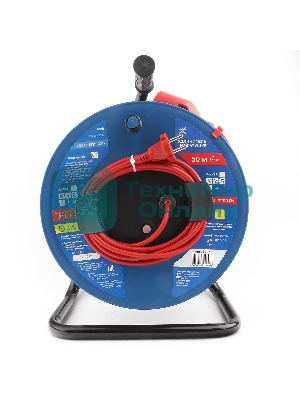 Силовой удлинитель на катушке Power Cube PC20203, 10 А/2,2 кВт, 50 м, 1 розетка б/з