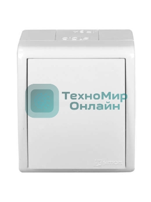 Выключатель 1-кл. ОП Simon15 10А IP54 белый Simon 1594101-030