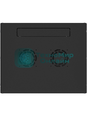 Шкаф коммутационный NTSS Lime (NTSS-WL6U5560GS-BL) настенный 6U 550x600 мм пер. дв. стекл несъемн. бок. пан. 30 кг черный 520 мм 12 кг 110 град. 500 мм IP20