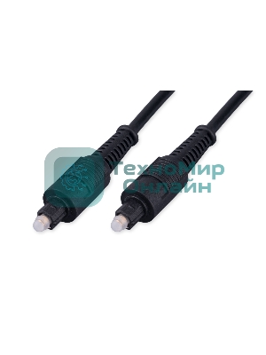 Кабель оптический Cablexpert CC-OPT-3M-N, Toslink 2xODT M/M, 3м, черный, пакет