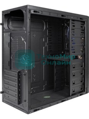 Компьютерный корпус Miditower ExeGate XP-330U-UNS450 (ATX, БП UNS450 с вент. 12см, 2хUSB/2хUSB 3.0, аудио, черный)