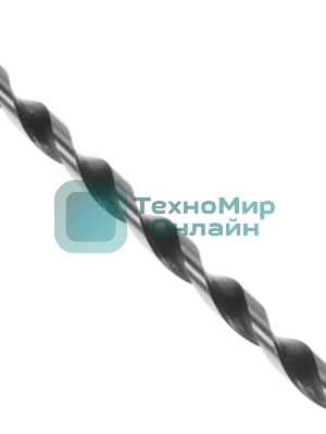 Сверло Сибртех по дереву Д=3 мм Дл=60 мм (1 пред.) для дрелей