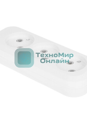 Удлинитель бытовой Smartbuy (SBE-10-3-05m-N) 3 гн х 5,0 м белый
