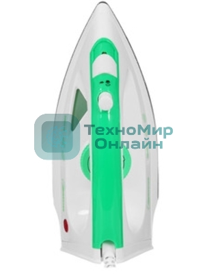 Утюг Homestar HS-4001 белый/зеленый, 2000 Вт, 20 г/мин, 100 г/мин, 90 мл