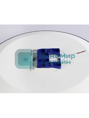 Потолочный светодиодный светильник Ambrella light FZ1226 BK черный IP44 24W 4200K D372*55 (Без ПДУ)
