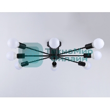 Светильник Ambrella light TR80411/8 BK черный E27/8 max 60W D950*150